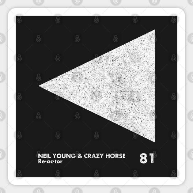 Neil Young / Re-Ac-Tor / Minimal Graphic Design Tribute Magnet by saudade